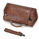 Luxury Leather Duffle Bags for Business Flights 45cm Travel Bag - VacationGrabs