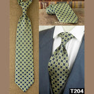 Classic Multicolor Silk Ties: Geometric & Floral Designs - VacationGrabs