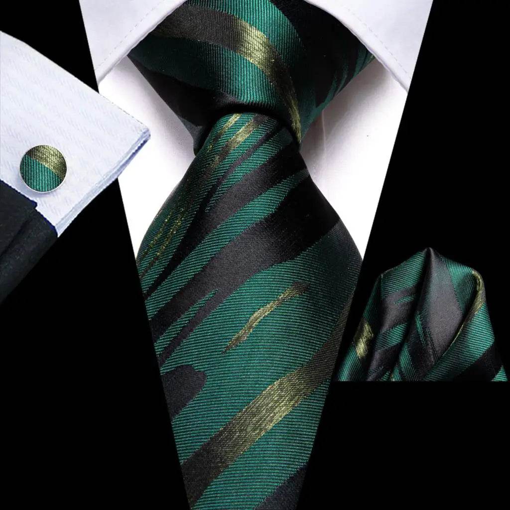 Purple Paisley Silk Tie Set for Men - VacationGrabs