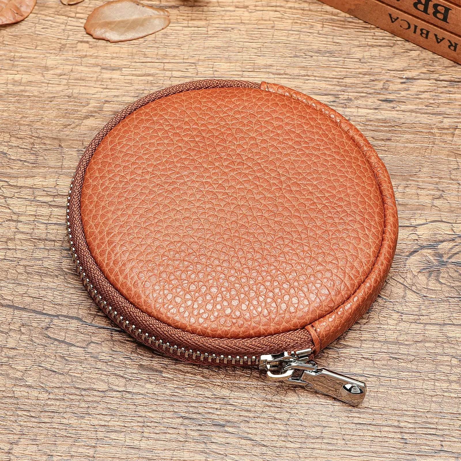 Retro Genuine Leather Keychain Key Case Bag Holder for Men - VacationGrabs