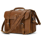 High Capacity Leather Laptop Briefcase Business Backpack - VacationGrabs