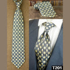 Classic Multicolor Silk Ties: Geometric & Floral Designs - VacationGrabs