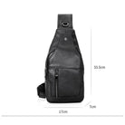 High-Quality Men’s Leather Waist Bag Crossbody Belt Pouch - VacationGrabs