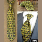 Classic Multicolor Silk Ties: Geometric & Floral Designs - VacationGrabs