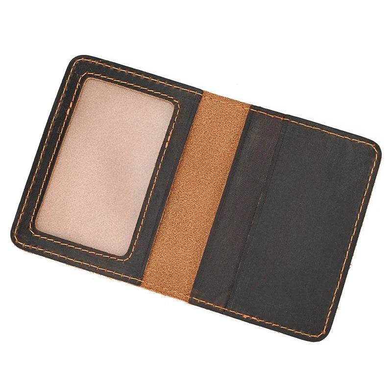Genuine Leather Slim Wallet Coin Purse Cash Key Cards Holder - VacationGrabs