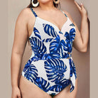 Plus Swimsuits One-Piece Swimwear Womens Summer Bathing - VacationGrabs