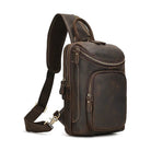High-Capacity Leather Chest Bag Crossbody Sling Bag for Men - VacationGrabs