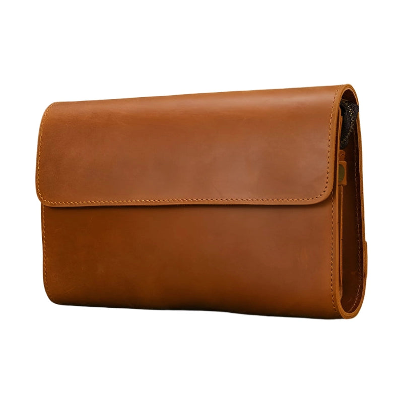 Fashion Genuine Leather Clutch Wallet for Men & Women with Wristlet - VacationGrabs