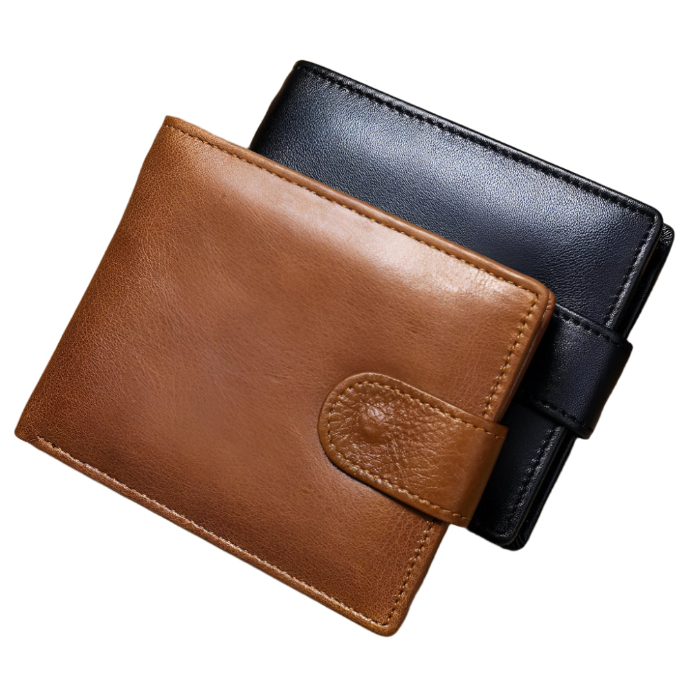 Casual Designer Short Wallet for Men with Coin Pocket RFID - VacationGrabs