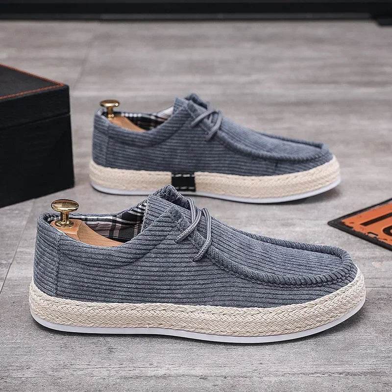 Men's Shoes Breathable Canvas Shoes for Men - VacationGrabs