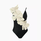 Retro One Piece Swimsuit Skirt Swimwear - VacationGrabs