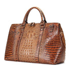 Luxury Alligator Style Leather Handbag for Men & Women Travel Bag - VacationGrabs