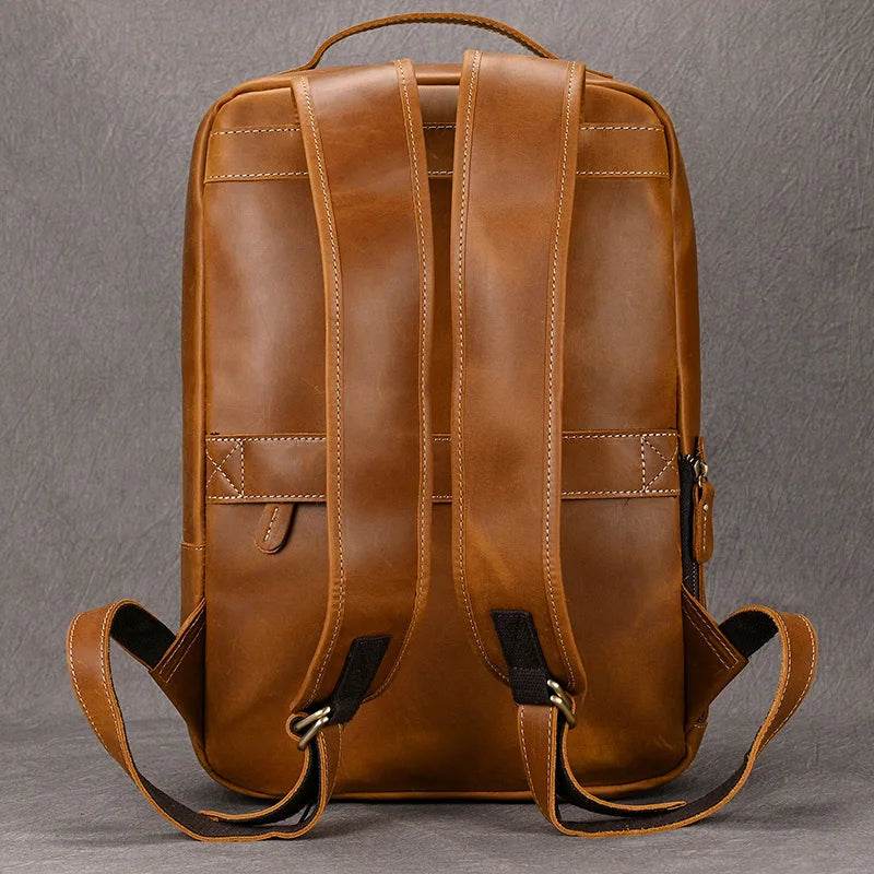 Unique Designer Leather Beetle Style Backpack for Men and Women - VacationGrabs