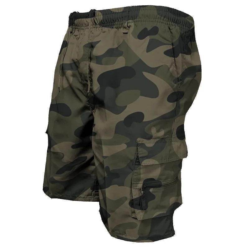 Men's Utility Cargo Shorts Tactical Big Pocket with Plus - VacationGrabs