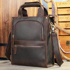 High-Quality Men’s Leather Shoulder Bag Crossbody Business Tote - VacationGrabs