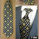 Classic Multicolor Silk Ties: Geometric & Floral Designs - VacationGrabs