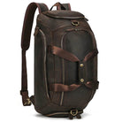 Genuine Leather Travel Backpack Dual Use for Men Luxury Travel - VacationGrabs
