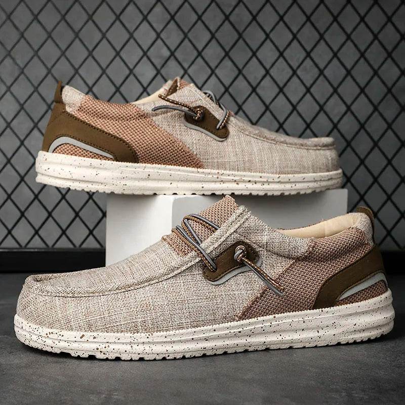 Men’s Casual Canvas Loafers Breathable and Versatile - VacationGrabs