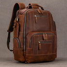 Hot Multifunction Fashion Men Backpack Vintage Leather Daypack - VacationGrabs