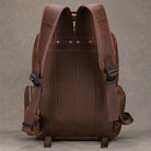 Leather Backpack for Camera DSLR Genuine Travel Bag Large - VacationGrabs