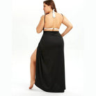 Plus Swimwear Cover-Up Summer Beach Pool Dress - VacationGrabs