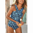 Push Up Floral Print Swimwear - VacationGrabs