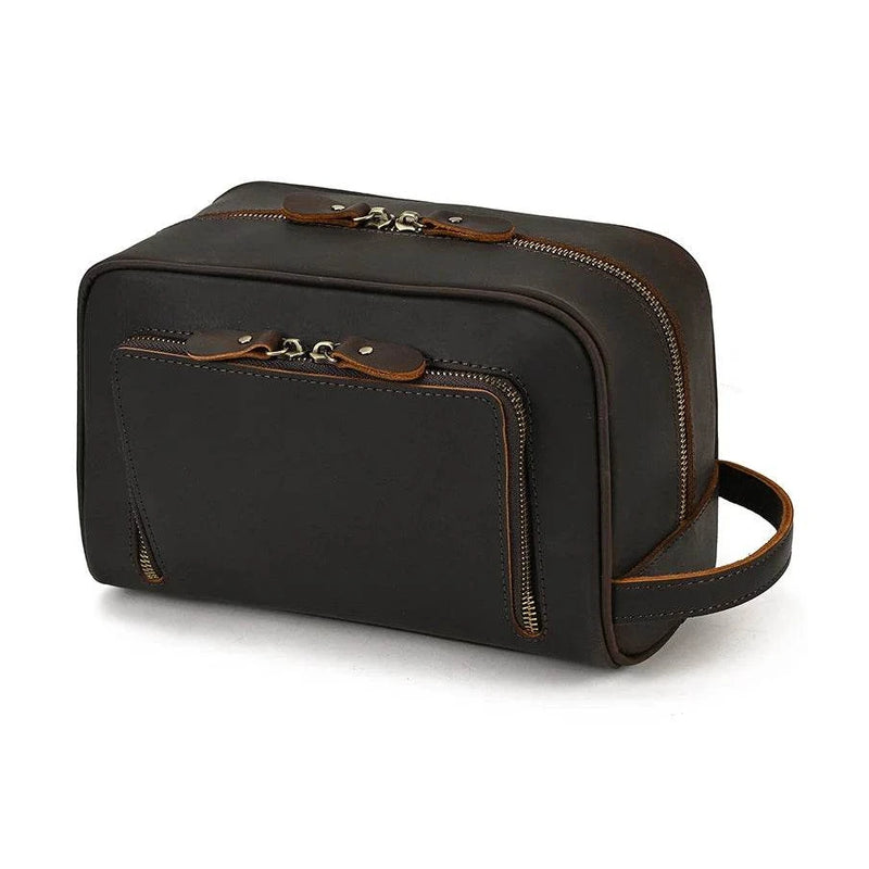 Luxury Crazy Horse Leather Clutch Bag Handbag 2021 Design - VacationGrabs