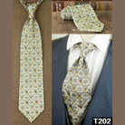 Classic Multicolor Silk Ties: Geometric & Floral Designs - VacationGrabs