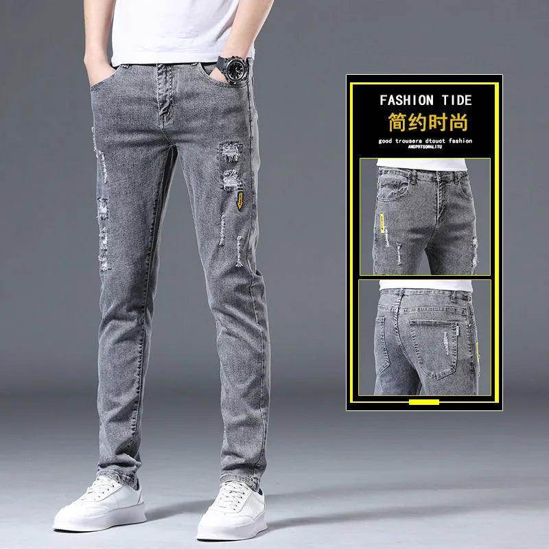 Men's Pants Men's Casual Slim Breathable Pants