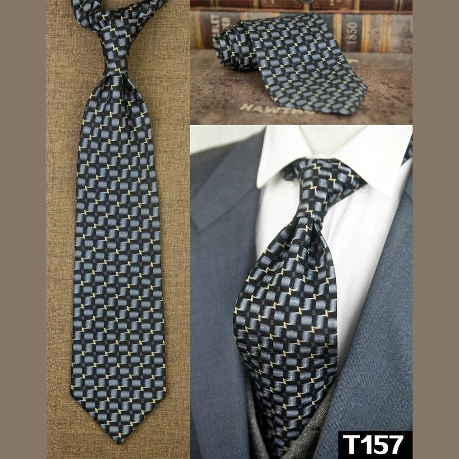 Classic Multicolor Silk Ties: Geometric & Floral Designs - VacationGrabs