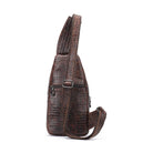 Luxury Men’s Leather Chest Bag Real Cowhide Crossbody Bag - VacationGrabs