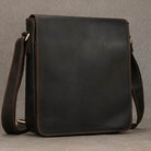 High-Quality Men's Leather Shoulder Bag – Vintage Crossbody - VacationGrabs