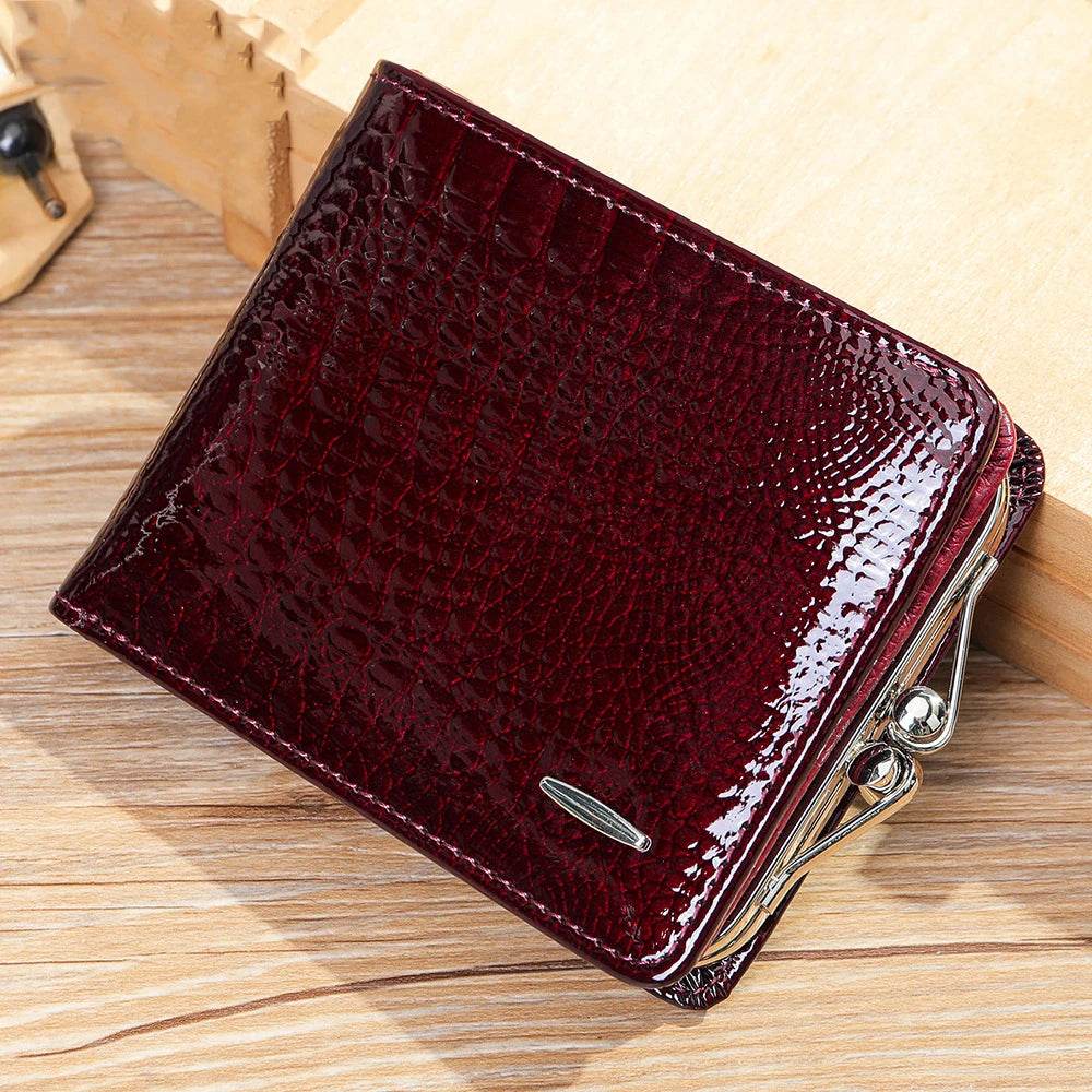 Designer Leather Wallet for Women Coins & Cards Evening Clutch - VacationGrabs