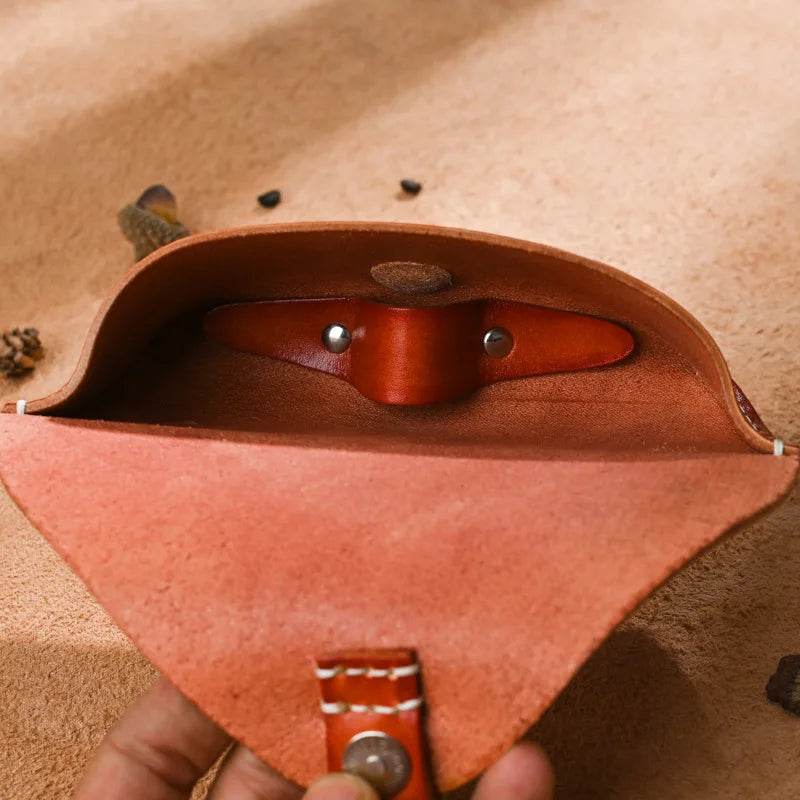 Leather Sunglass Case Wallet Vintage Fashion Cover for Glasses - VacationGrabs