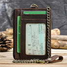 Genuine Leather Mini Coin Purse Wallet for Men & Women with Zipper and Key Chains - VacationGrabs