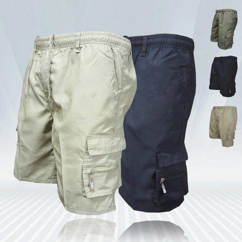 Men's Utility Cargo Shorts Tactical Big Pocket with Plus - VacationGrabs