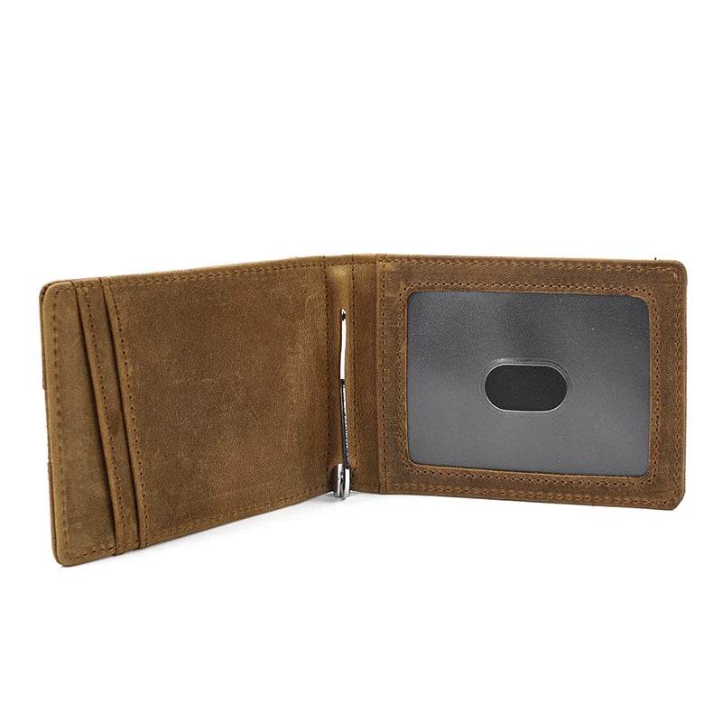 Simple Design Money Clip Wallet for Men & Women Dollar Card Wallet - VacationGrabs