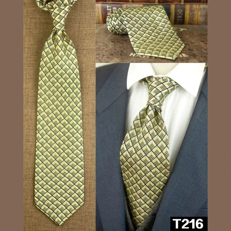 Classic Multicolor Silk Ties: Geometric & Floral Designs - VacationGrabs