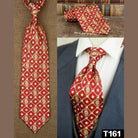 Classic Multicolor Silk Ties: Geometric & Floral Designs - VacationGrabs
