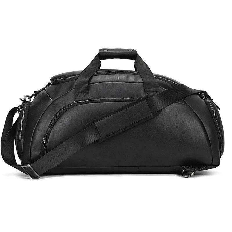 Genuine Leather Travel Backpack Dual Use for Men Luxury Travel - VacationGrabs