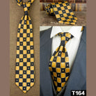 Classic Multicolor Silk Ties: Geometric & Floral Designs - VacationGrabs