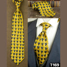 Classic Multicolor Silk Ties: Geometric & Floral Designs - VacationGrabs
