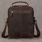 High-Quality Genuine Leather Men’s Crossbody Bag Vintage Sling Bag - VacationGrabs