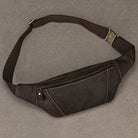 Leather Sling Bag for Outdoor Travel Men’s Chest Pack - VacationGrabs