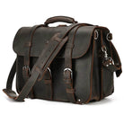 High Capacity Leather Laptop Briefcase Business Backpack - VacationGrabs