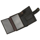 Luxury Full Grain Leather Short Wallet for Men 3-Fold Pure Leather - VacationGrabs