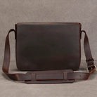 Men's Leather Crossbody Bag – High Quality Crazy Horse School Bag - VacationGrabs