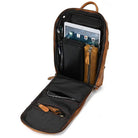 Soft Cowhide Men's Chest Bag Crossbody USB Sling Outdoor Pack - VacationGrabs