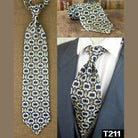 Classic Multicolor Silk Ties: Geometric & Floral Designs - VacationGrabs