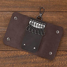 Crazy Horse Leather Keycase for Car & Coin Wallet Genuine Leather - VacationGrabs